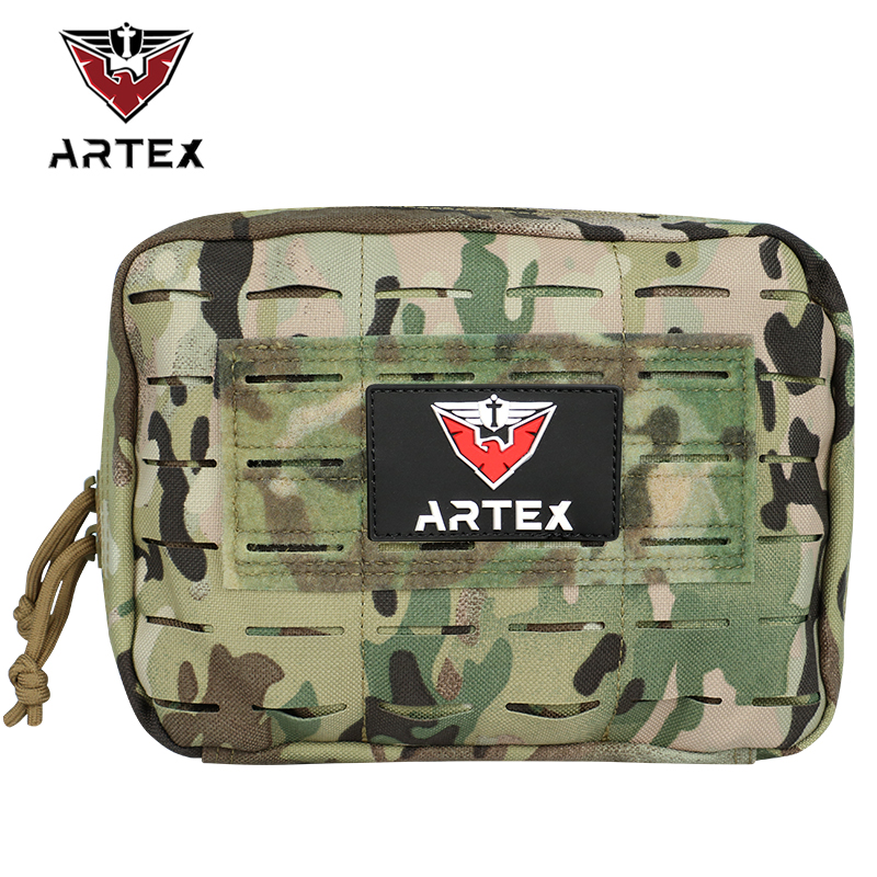 First Aid Kit Camping - กระเป๋าอเนกประสงค์ MOLLE EDC สำหรับใส่ชุดปฐมพยาบาล ที่ใส่โทรศัพท์มือถือ กระเป๋าคาดเอว