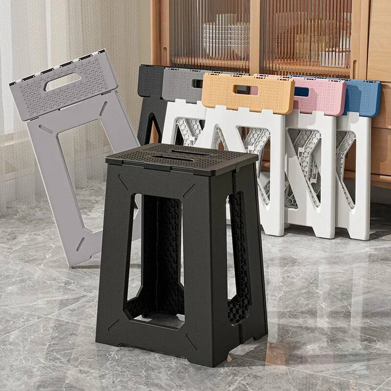 Outdoor Camping High Chair - เก้าอี้พลาสติกสำหรับผู้ใหญ่ เก้าอี้สูงแบบพกพาสำหรับใช้ในบ้าน เก้าอี้สำหรับเด็กในห้องน้ำ เก้าอี้สำหรับตั้งแคมป์กลางแจ้ง เก้าอี้พับได้ Mazar
