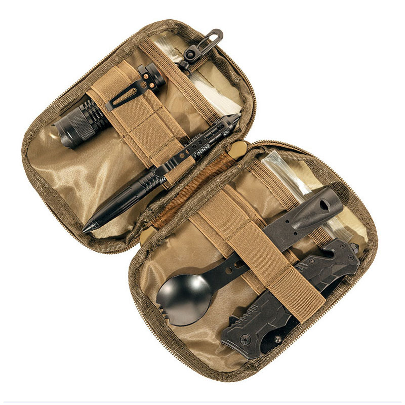First Aid Kit Camping - กระเป๋าคาดเอว NEWTactical EDC Molle แบบพกพาขนาดเล็ก สำหรับใส่ยาและอุปกรณ์ปฐมพยาบาลกลางแจ้ง