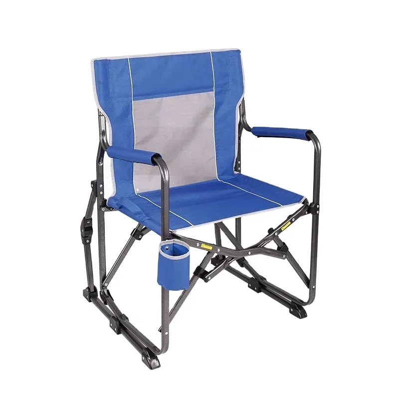 Outdoor Camping Ideas - เก้าอี้โยกพับได้แบบพกพาสำหรับตั้งแคมป์กลางแจ้ง รุ่นใหม่ ปี 2021