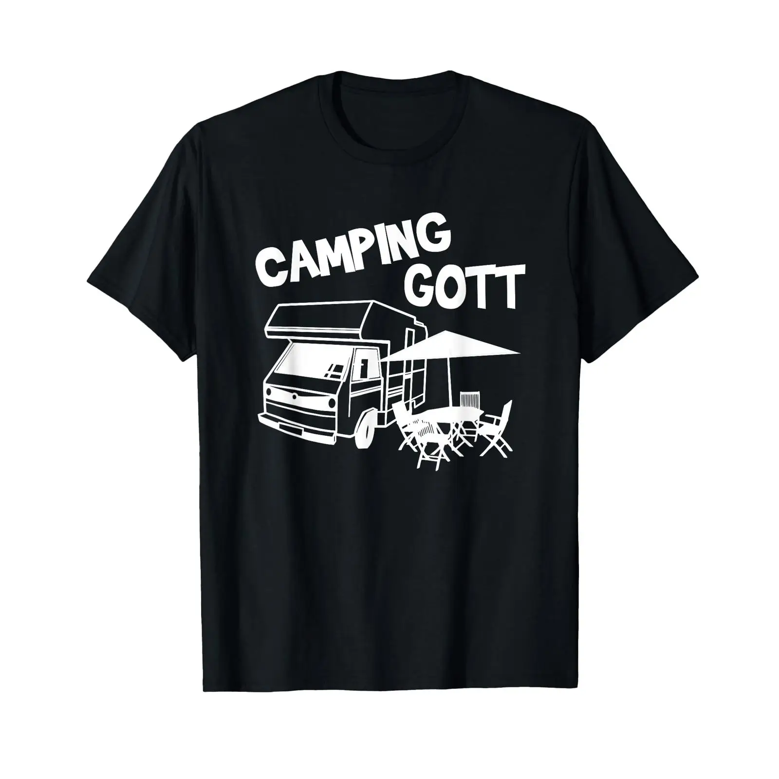 Outdoor Camping Ideas - ไอเดียของขวัญสำหรับกิจกรรมกลางแจ้งในวันหยุดสำหรับแคมป์ปิ้ง เช่น เสื้อยืดแคมป์ปิ้งสไตล์วินเทจ ลุคซักฟอก ใช้งานได้หลากหลาย เหมาะสำหรับใส่ในชีวิตประจำวัน