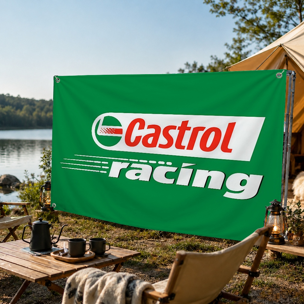 ธงตกแต่งแบรนด์ C-Castrol Moto  - Outdoor Camping Brand บทวิจารณ์และราคา