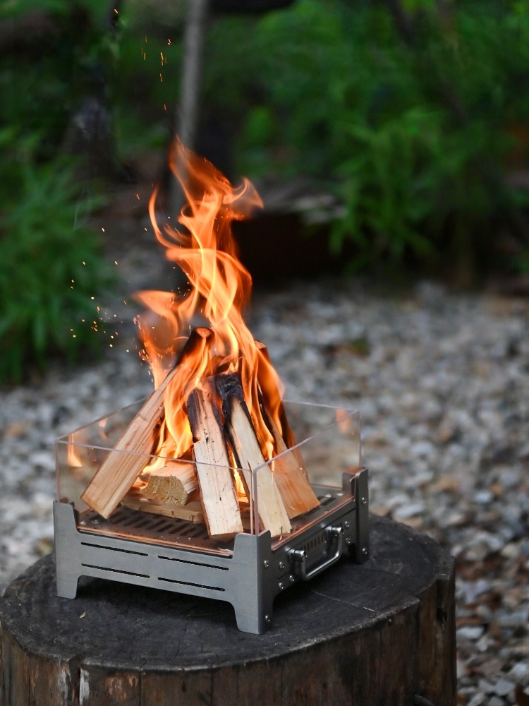 เตาไฟสแตนเลสสำหรับตั้งแคมป์กลา - Outdoor Camping Fireplace บทวิจารณ์และราคา