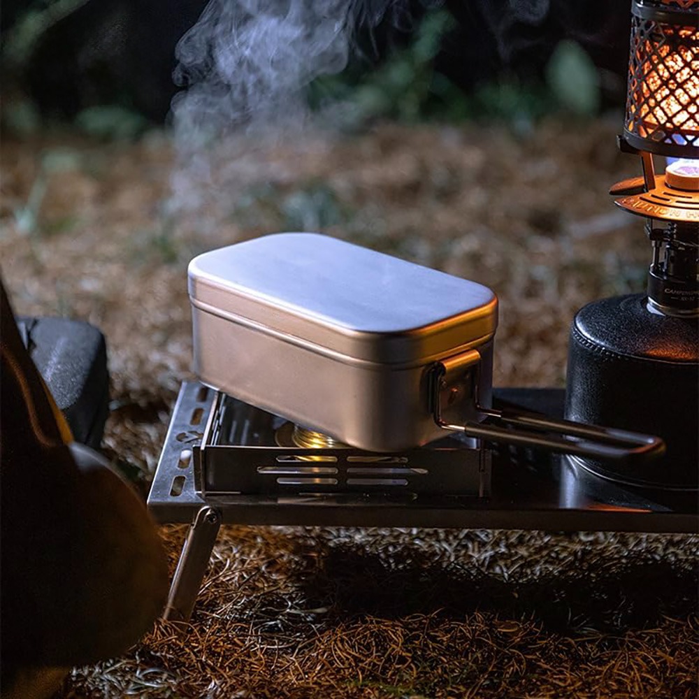 ชุดอุปกรณ์บนโต๊ะอาหารน้ำหนักเบ - Camp Cooking Set บทวิจารณ์และราคา