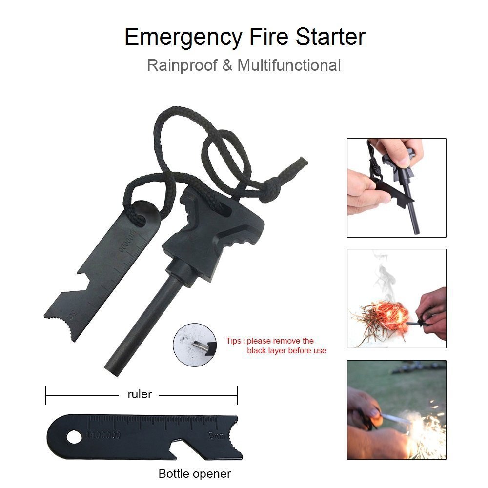 ชุดอุปกรณ์ฉุกเฉินพกพาขนาดกะทัด - Survival Kit บทวิจารณ์และราคา