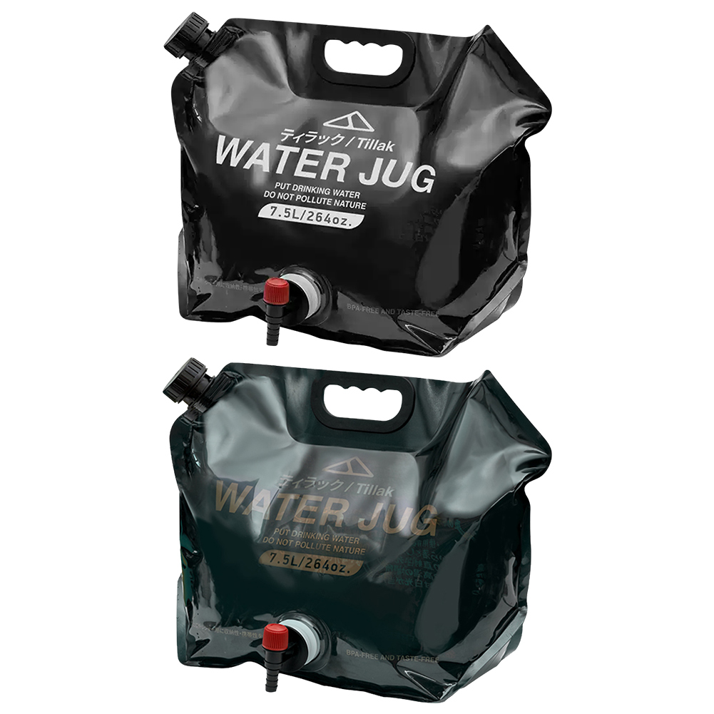 ถุงน้ำขนาด 7.5 ลิตรพร้อมก๊อกน้ - Outdoor Camping Water Jug บทวิจารณ์และราคา