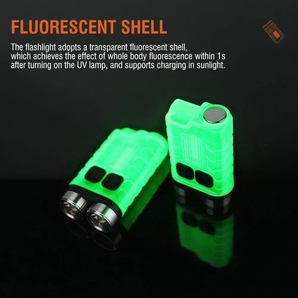 BORUiT V3 พวงกุญแจ LED แบบพกพา - Outdoor Camping Glamping บทวิจารณ์และราคา