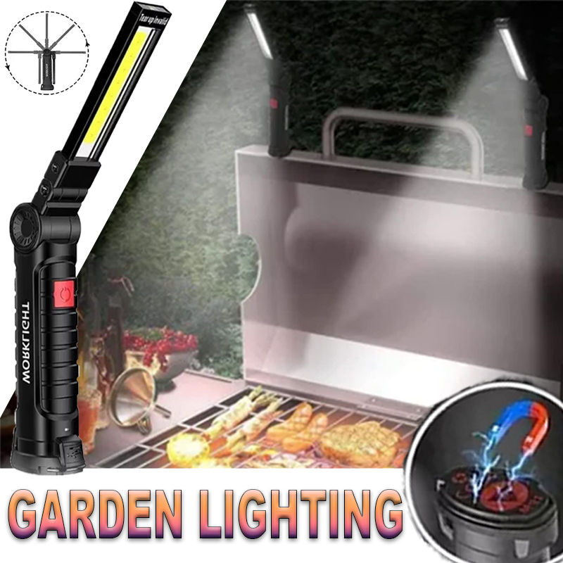 ไฟฉาย LED แบบพกพาพร้อมตะขอแม่เ - Outdoor Camping Glamping บทวิจารณ์และราคา