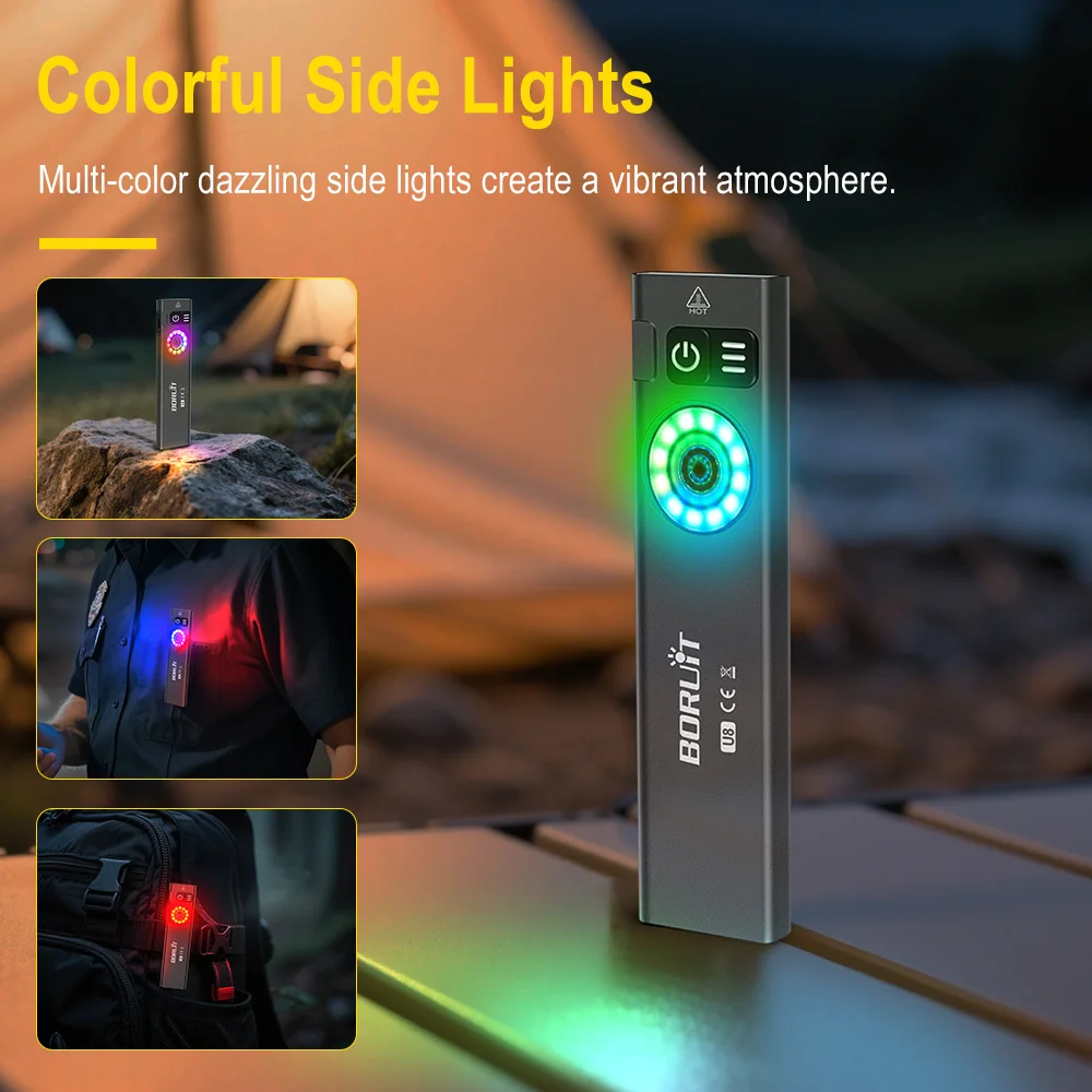 ไฟฉาย LED BORUiT U8 650LM EDC  - Outdoor Camping Glamping บทวิจารณ์และราคา
