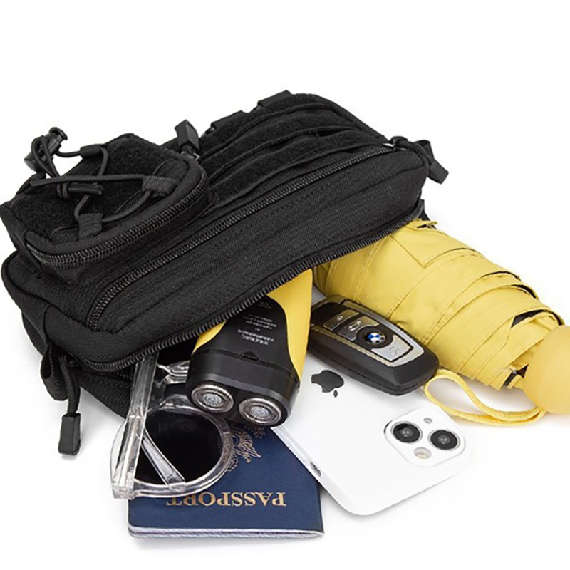 กระเป๋าคาดเอวแบบยุทธวิธี Molle - First Aid Kit Camping บทวิจารณ์และราคา