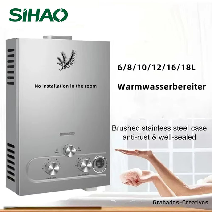 เครื่องทำน้ำอุ่นแก๊ส SIHAO 12L - Outdoor Camping Heater บทวิจารณ์และราคา