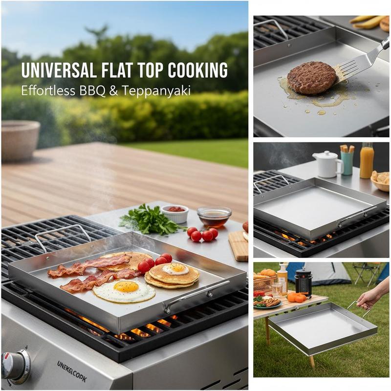 เตาปิ้งย่างแบบแบนขนาด 18x16 นิ - Camp Cooking Set บทวิจารณ์และราคา