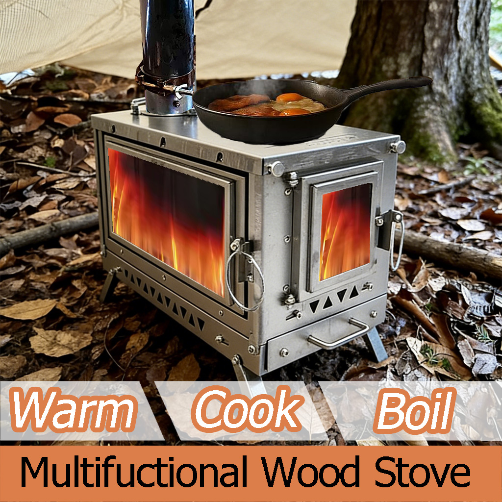 เตาเต็นท์ไทเทเนียม DANCHEL T3, - Outdoor Camping Fireplace บทวิจารณ์และราคา