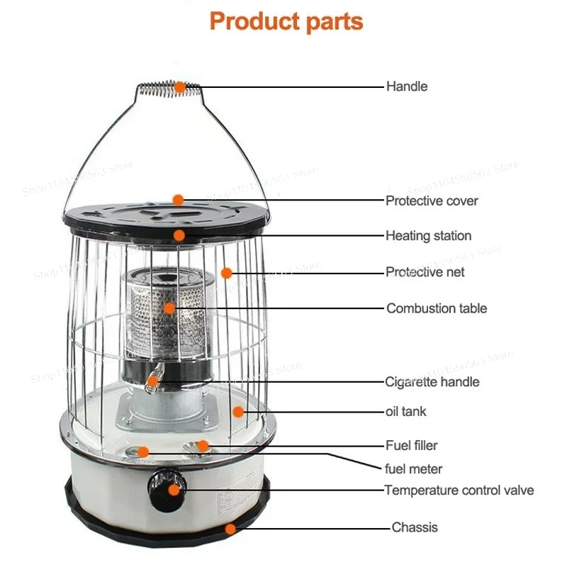 เตาไฟพกพาสำหรับตกปลาในน้ำแข็ง  - Outdoor Camping Heater บทวิจารณ์และราคา