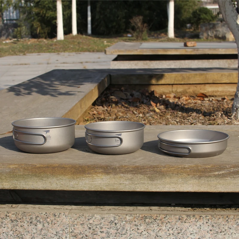 Keith 3PCS ไทเทเนียมเครื่องครั - Camp Cooking Set บทวิจารณ์และราคา