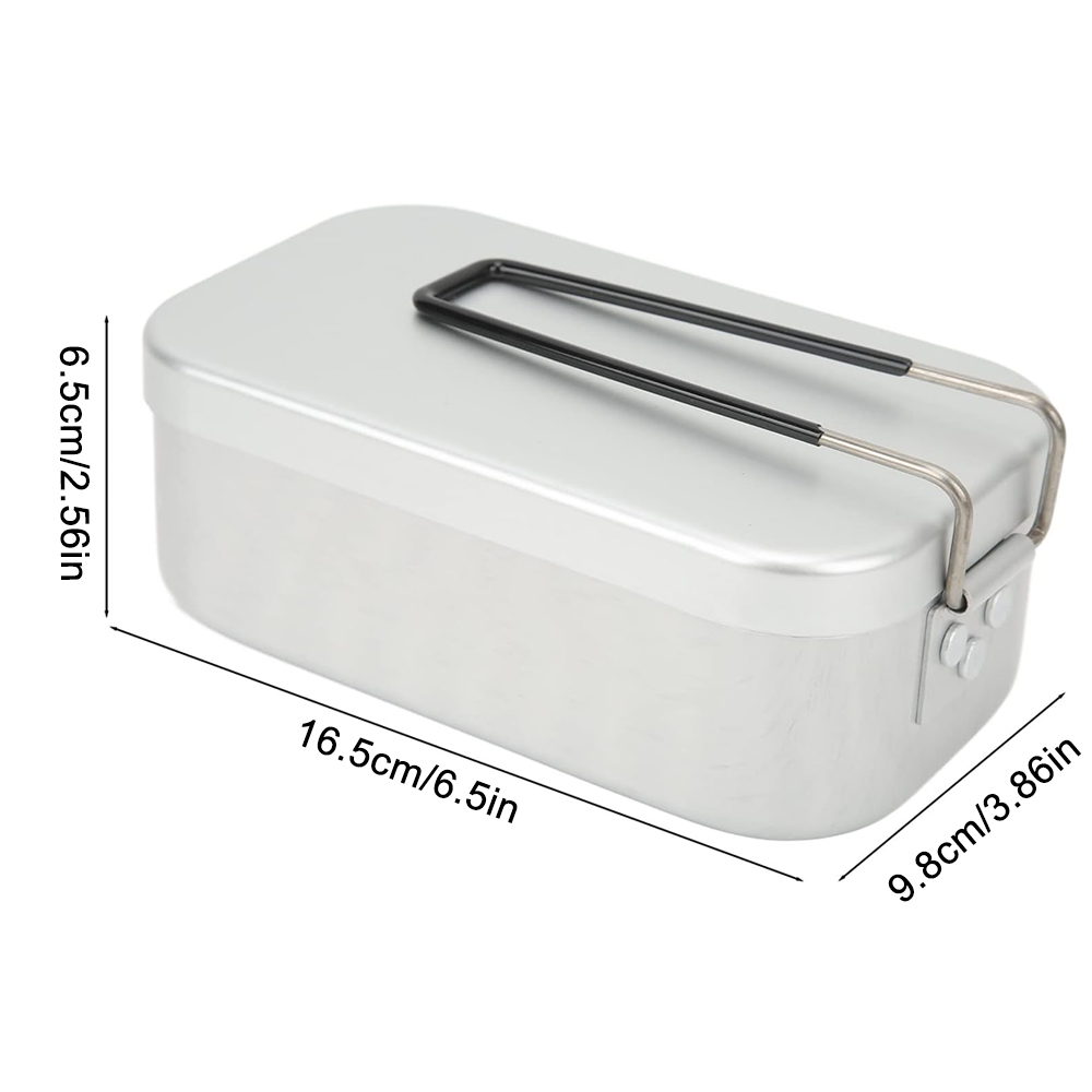 800ML อลูมิเนียมกล่องอาหารกลาง - Camp Cooking Set บทวิจารณ์และราคา