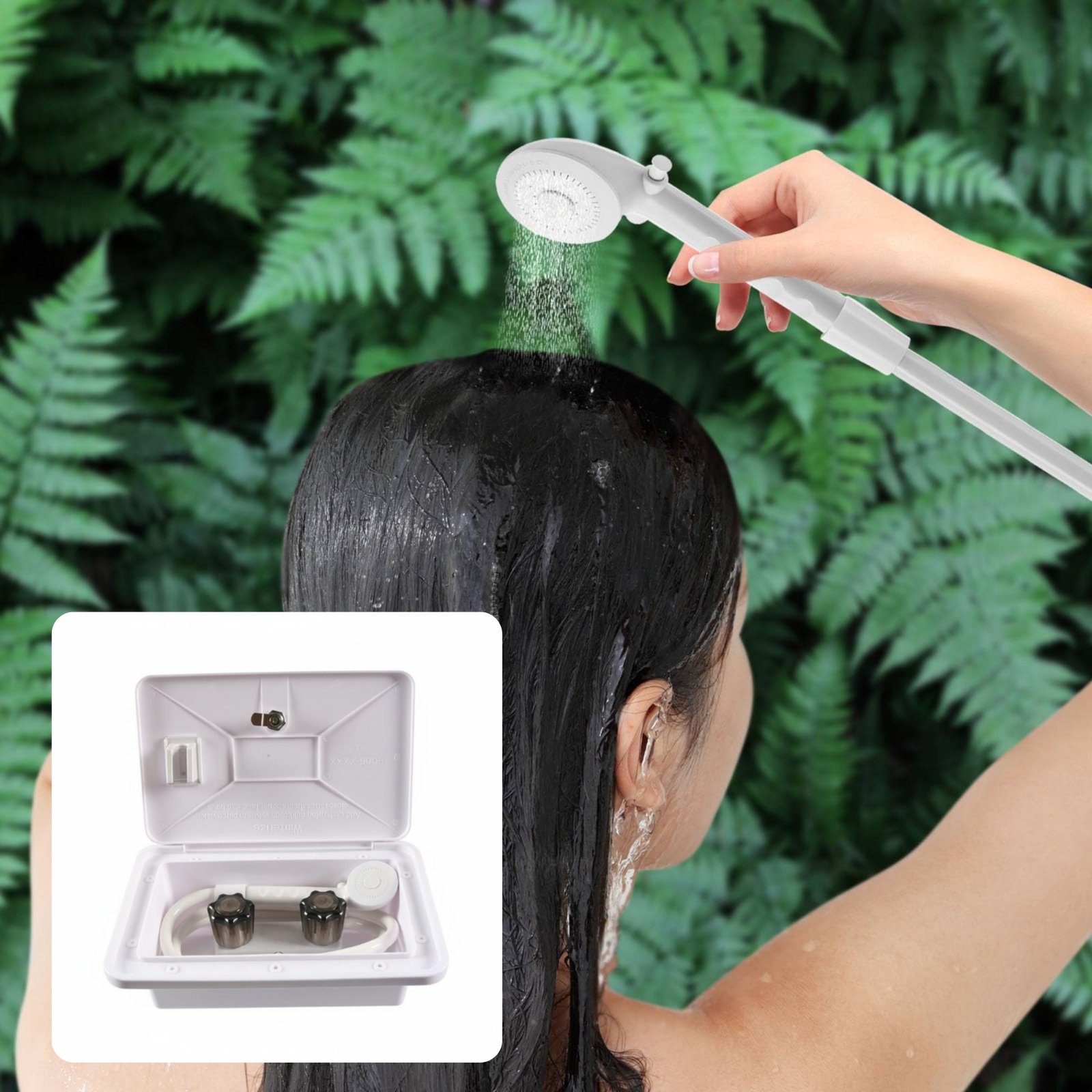กล่องฝักบัวภายนอกรถบ้าน RV ชุด - Outdoor Camping Box บทวิจารณ์และราคา