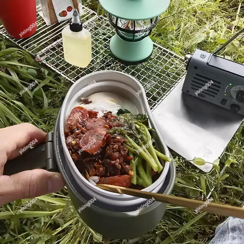 กล่องอาหารกลางแจ้งแบบแยกส่วนสำ - Outdoor Camping Box บทวิจารณ์และราคา