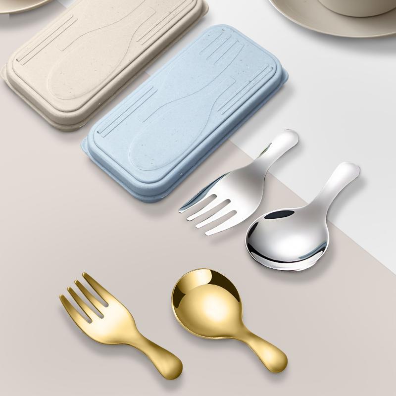 ชุดช้อนส้อมสแตนเลส 2 ชิ้น แบบพ - Camp Cooking Set บทวิจารณ์และราคา