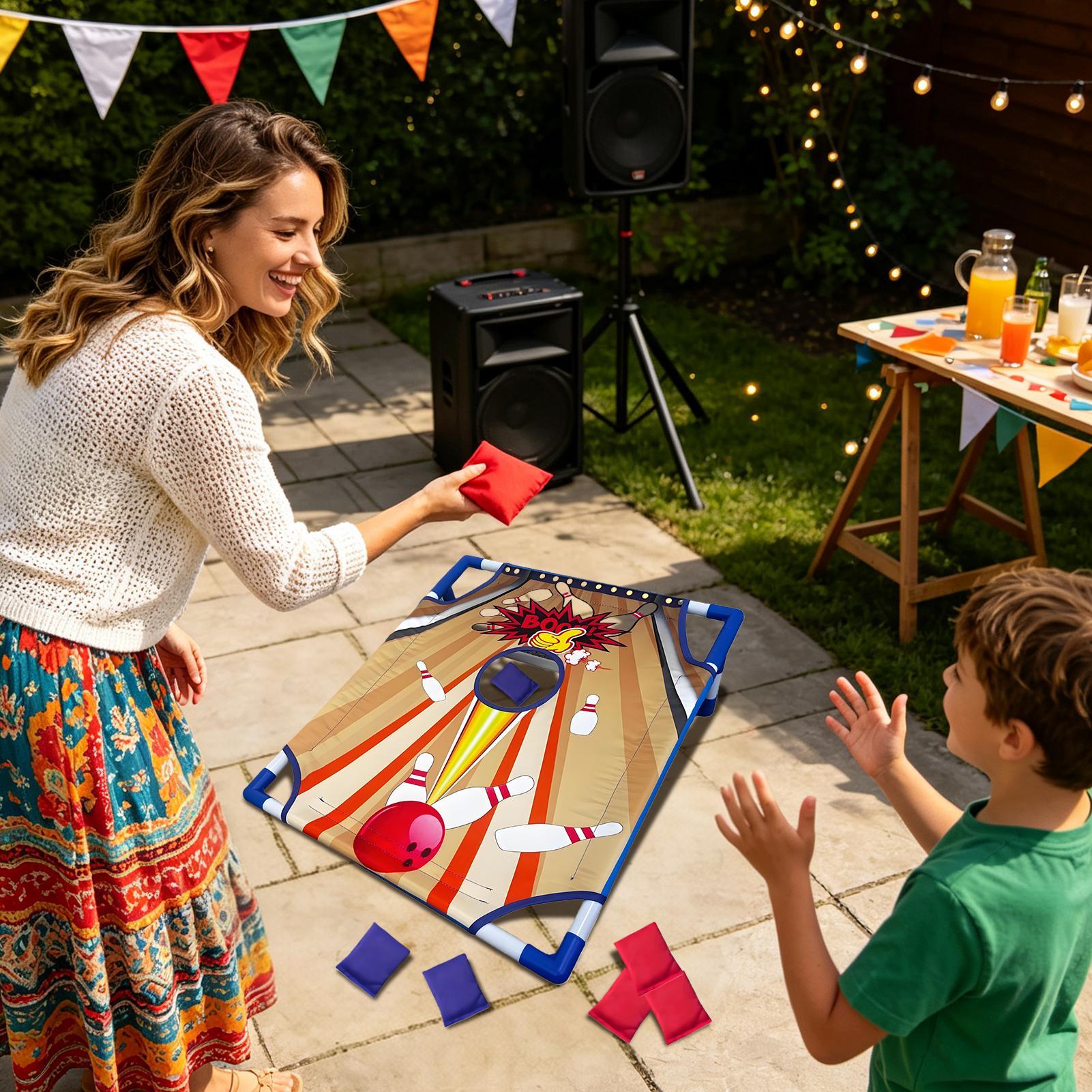 เกมโยนถุงถั่วสำหรับเด็ก ชุดโยน - Outdoor Camping Games For Adults บทวิจารณ์และราคา