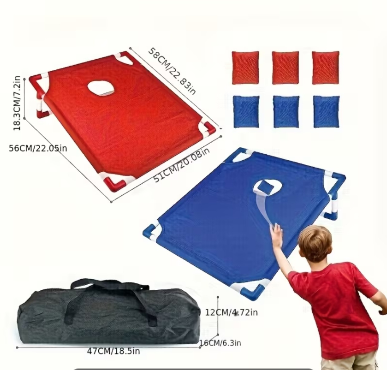 ชุดเกมคอร์นโฮลประกอบด้วยกระดาน - Outdoor Camping Games For Adults บทวิจารณ์และราคา