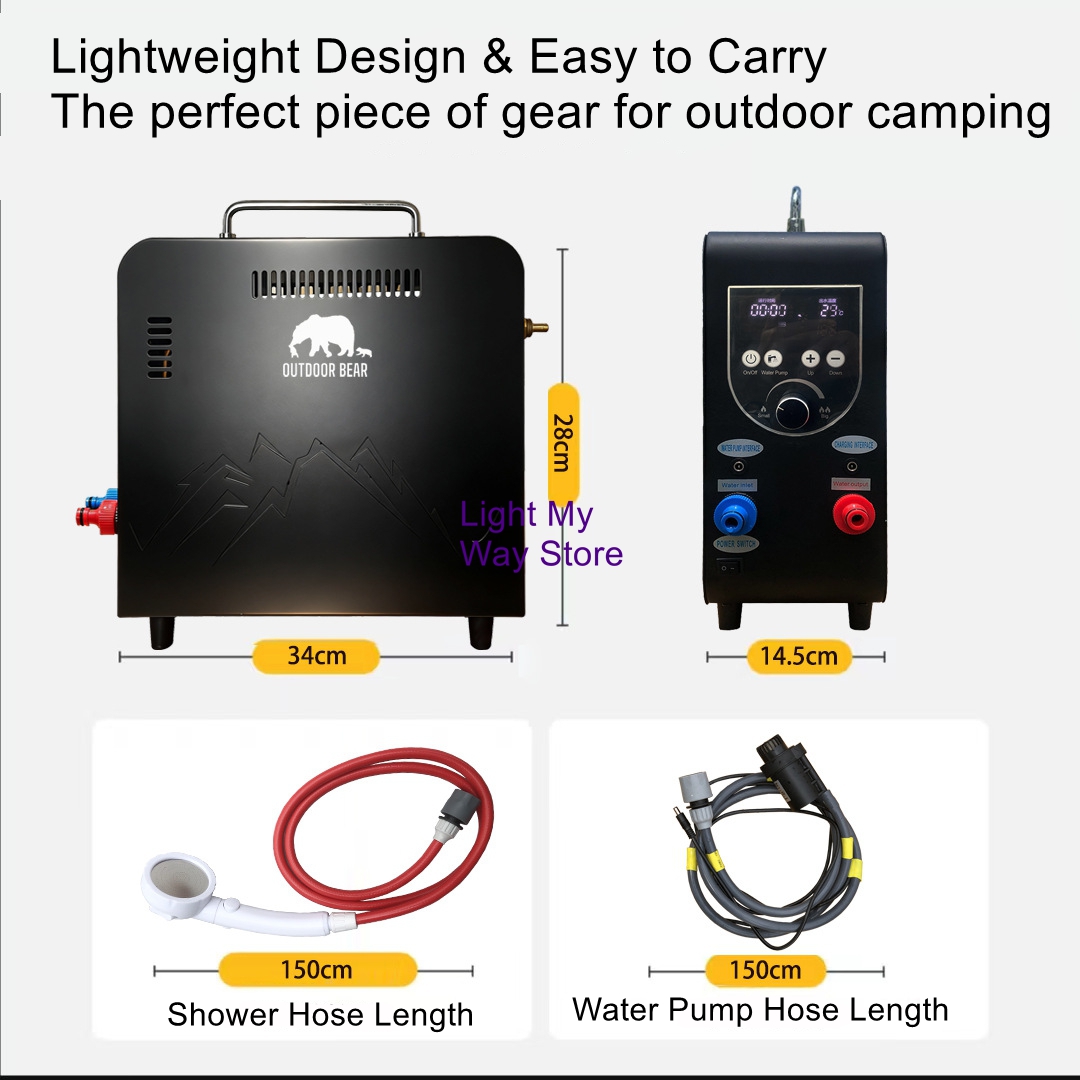 เครื่องทำน้ำอุ่นแก๊สแบบพกพาสำห - Outdoor Camping Heater บทวิจารณ์และราคา