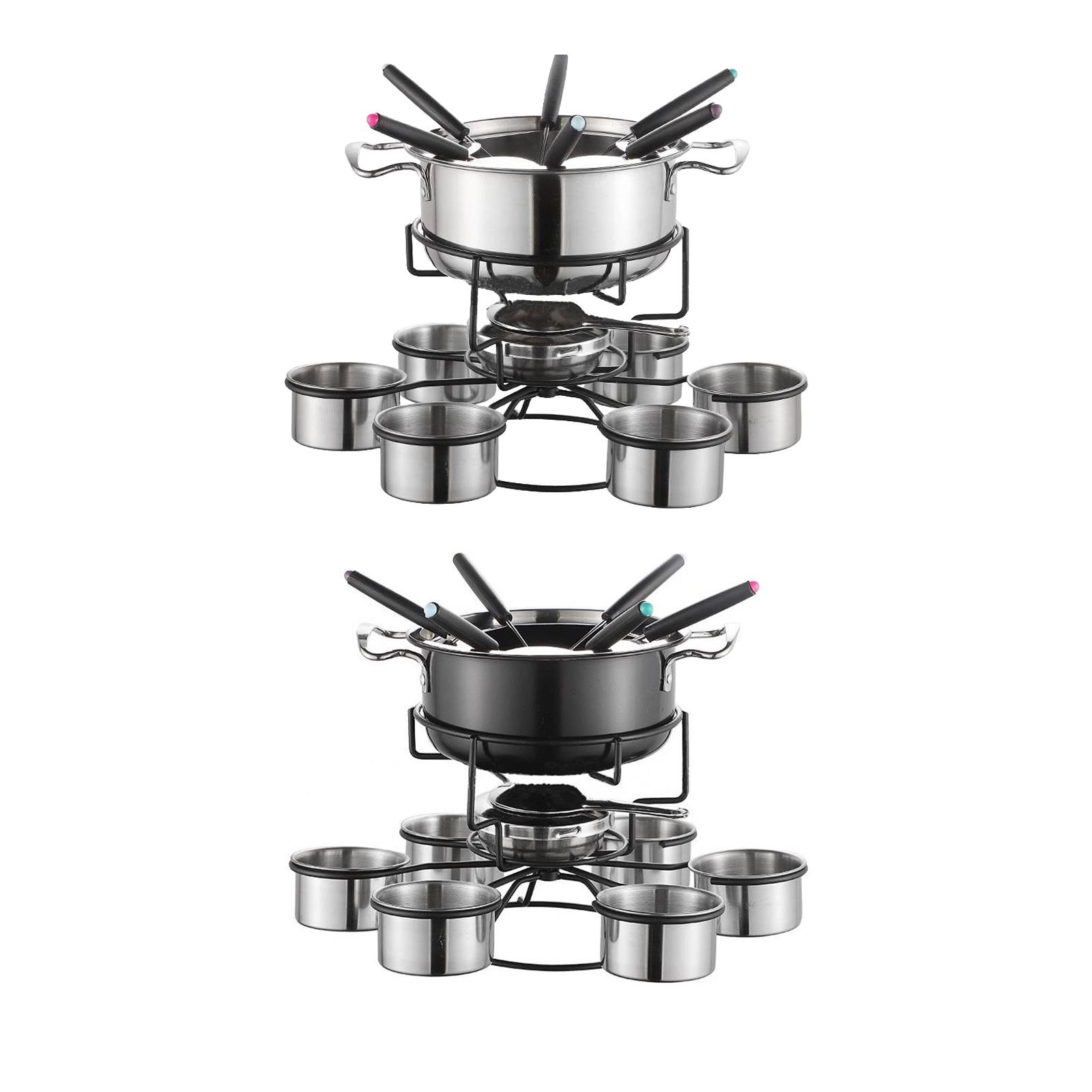 ชุดหม้อฟองดูพร้อมเตาปรุงอาหารแ - Camp Cooking Set บทวิจารณ์และราคา