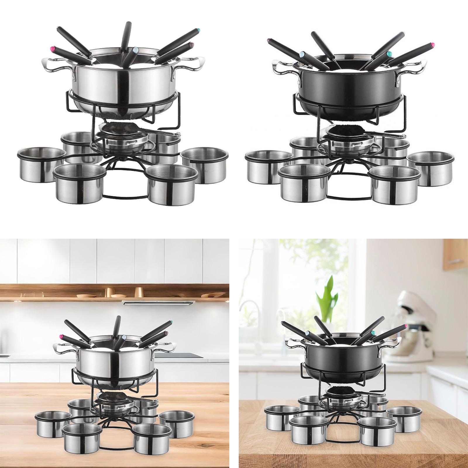 ชุดหม้อฟองดูพร้อมเตาปรุงอาหารแ - Camp Cooking Set บทวิจารณ์และราคา
