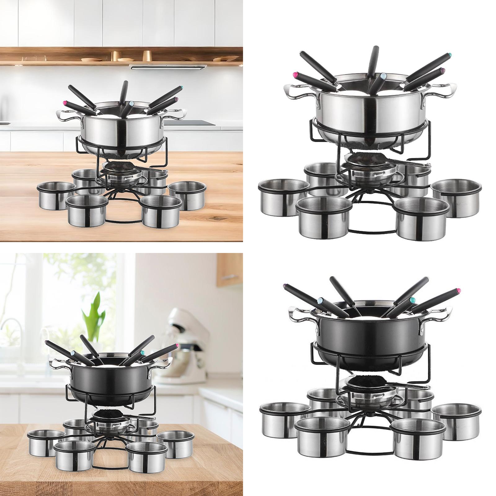 ชุดหม้อฟองดูพร้อมเตาปรุงอาหารแ - Camp Cooking Set บทวิจารณ์และราคา