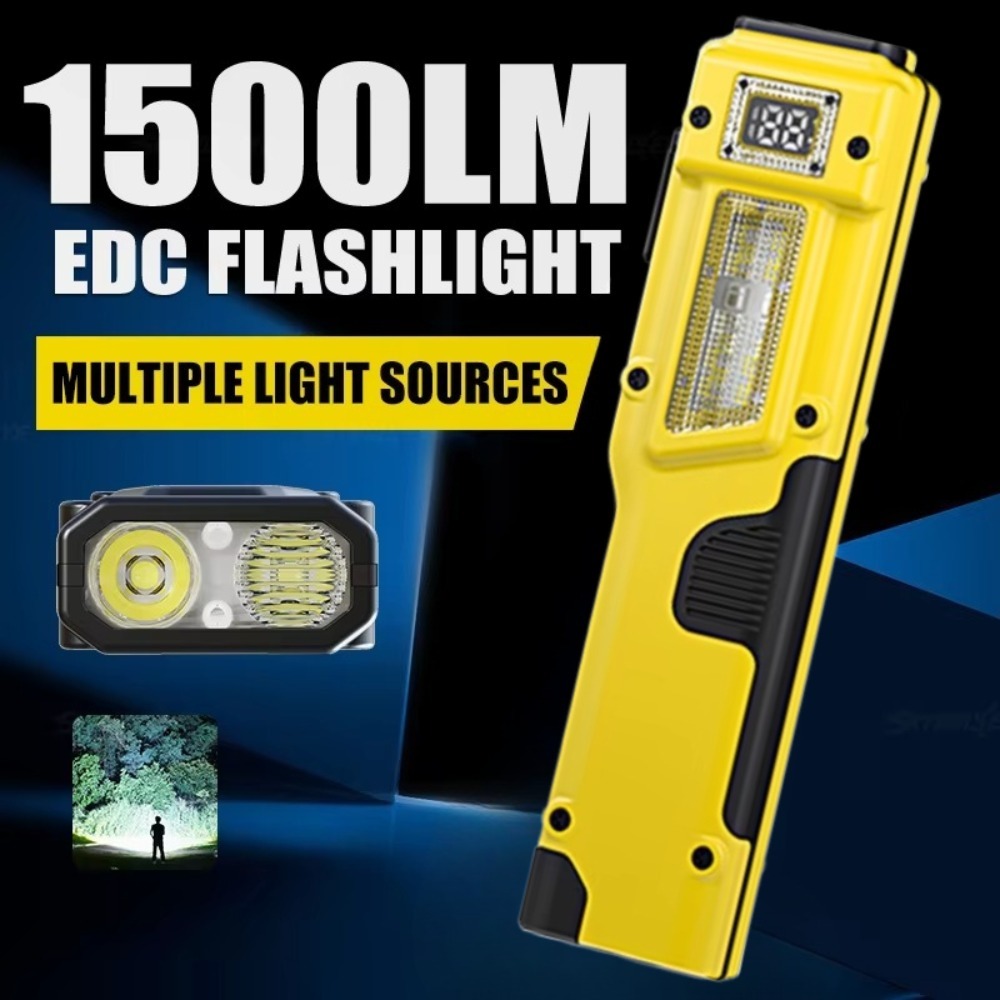 ไฟฉาย LED แบบชาร์จไฟได้ EDC บา - Outdoor Camping Glamping บทวิจารณ์และราคา