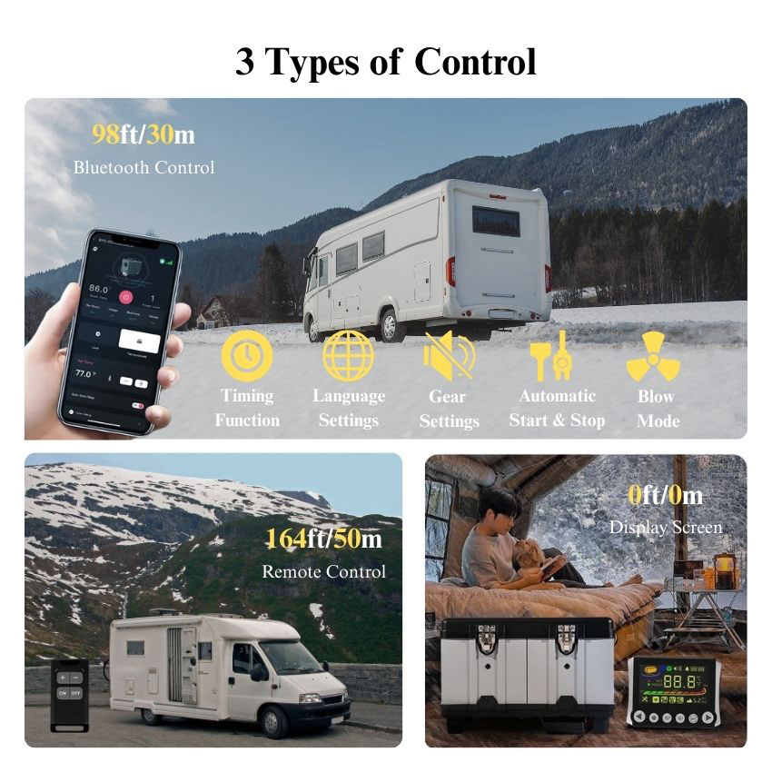 เครื่องทำความร้อนดีเซลแบบอเนกป - Outdoor Camping Heater บทวิจารณ์และราคา