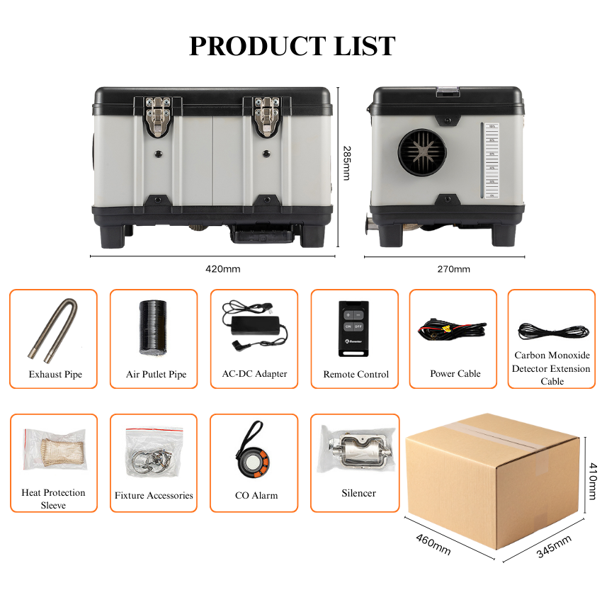 เครื่องทำความร้อนดีเซลแบบอเนกป - Outdoor Camping Heater บทวิจารณ์และราคา