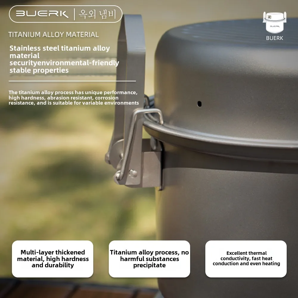 Outdoor Camping หม้อนึ่งและทอด - Camp Cooking Set บทวิจารณ์และราคา
