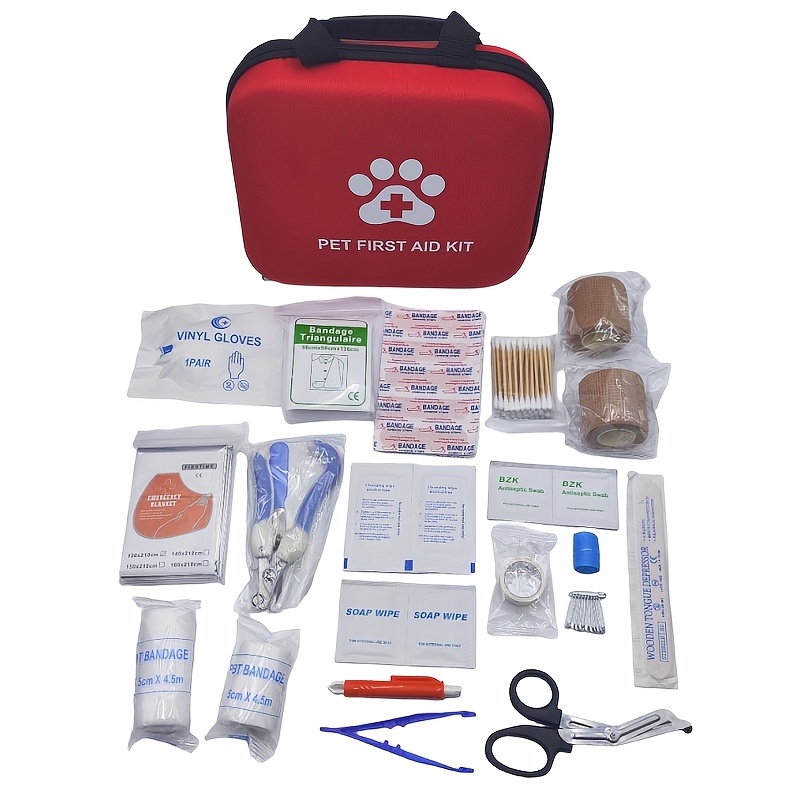 ชุดปฐมพยาบาลสัตว์เลี้ยงแบบพกพา - First Aid Kit Camping บทวิจารณ์และราคา
