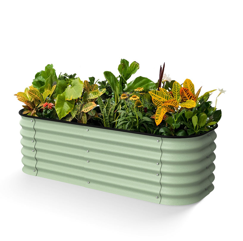 แปลงปลูกผักโลหะสำหรับสวน แปลงป - Outdoor Camping Box บทวิจารณ์และราคา