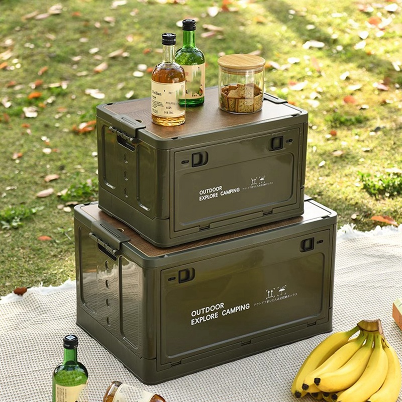 กล่องเก็บของพับได้สำหรับตั้งแค - Outdoor Camping Box บทวิจารณ์และราคา