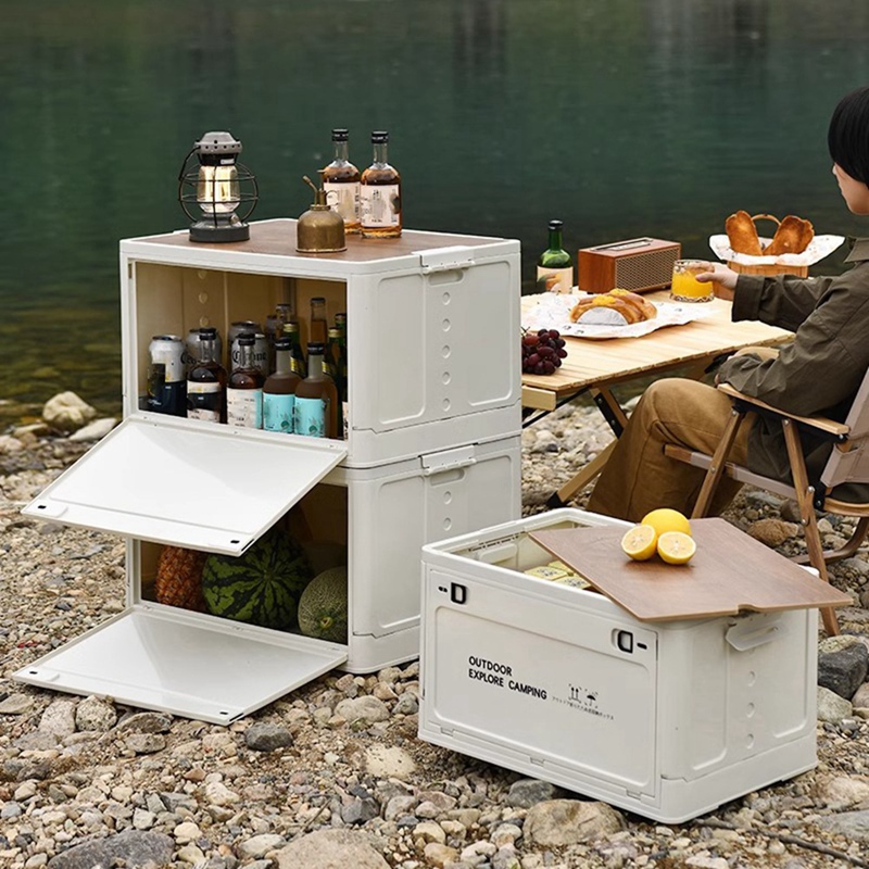 กล่องเก็บของพับได้สำหรับตั้งแค - Outdoor Camping Box บทวิจารณ์และราคา