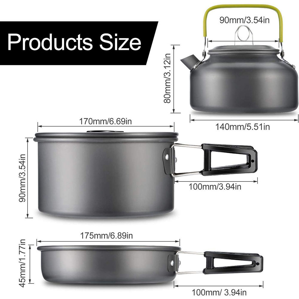 ชุดเครื่องครัวสำหรับตั้งแคมป์ก - Camp Cooking Set บทวิจารณ์และราคา