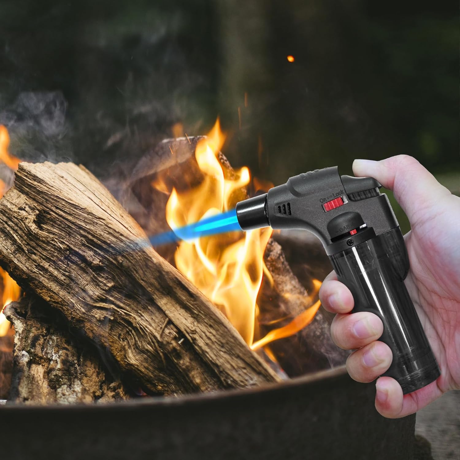 บิวเทนเติม Jet Flame ไฟฉายไฟแช - Outdoor Camping Fireplace บทวิจารณ์และราคา