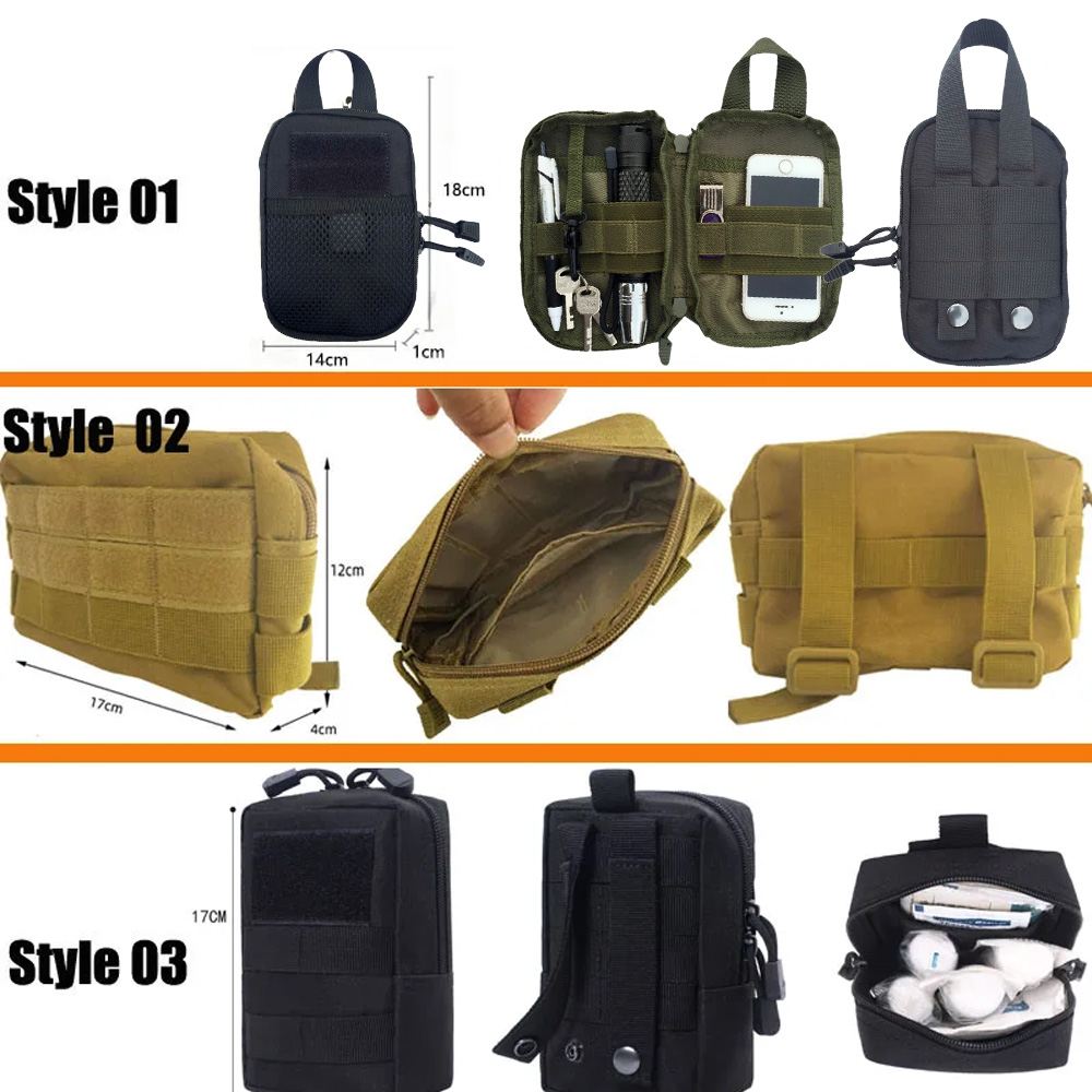 IFAK EDC กระเป๋าเอวกระเป๋าล่าส - First Aid Kit Camping บทวิจารณ์และราคา