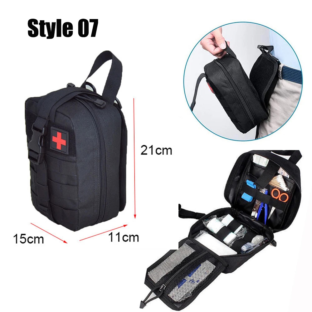 IFAK EDC กระเป๋าเอวกระเป๋าล่าส - First Aid Kit Camping บทวิจารณ์และราคา