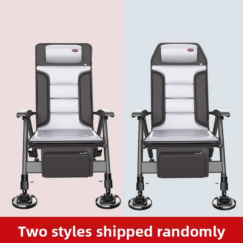 เก้าอี้ตกปลาปรับเอนได้แบบหนา ร - Outdoor Camping High Chair บทวิจารณ์และราคา